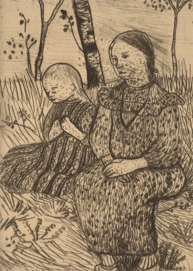 Two Peasant Girls