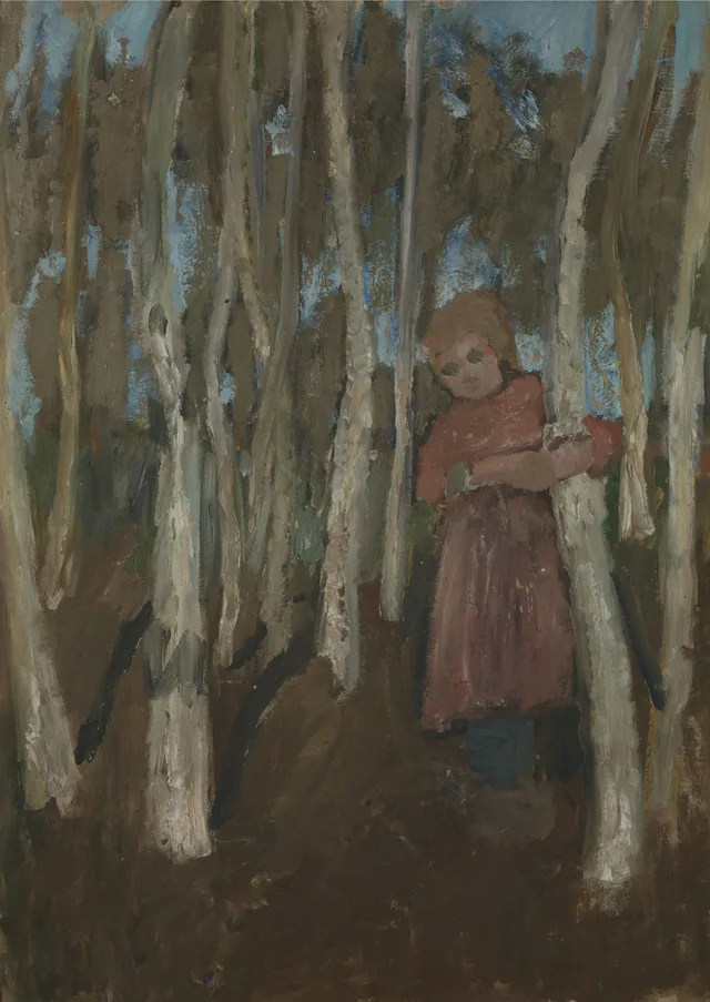 Girl in a Birch Forest, Paula Modersohn-Becker