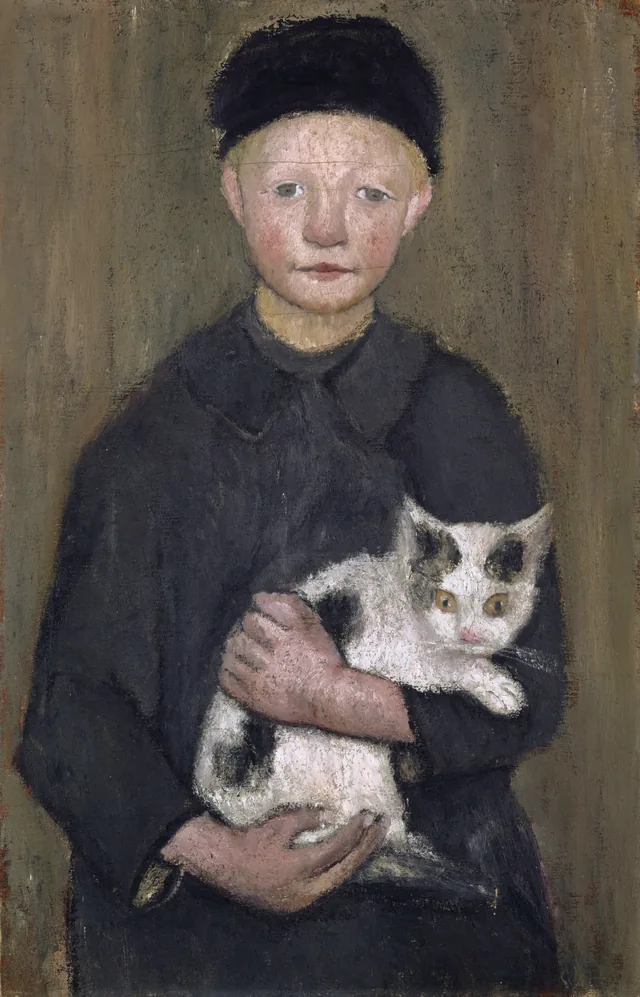 Boy with Cat, Paula Modersohn-Becker