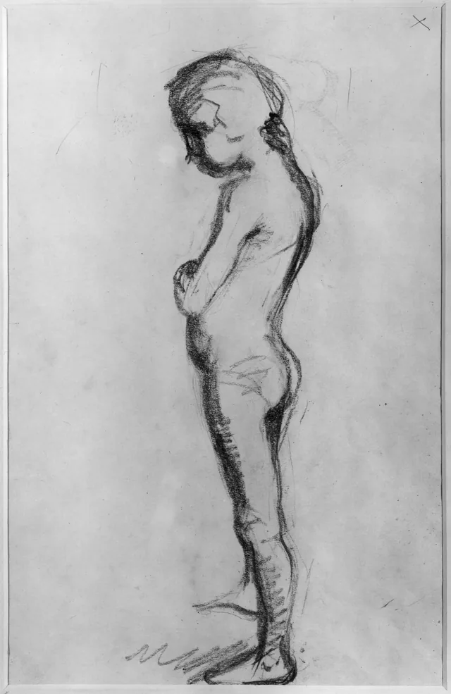Standing Girl Nude, from the Left, Paula Modersohn-Becker