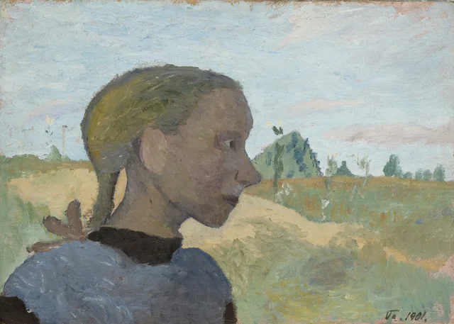 Retrato de una niña, Paula Modersohn-Becker