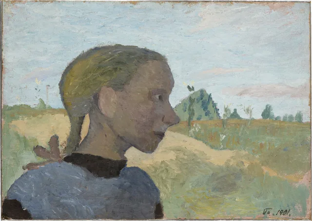 Portrait of a Girl, Paula Modersohn-Becker