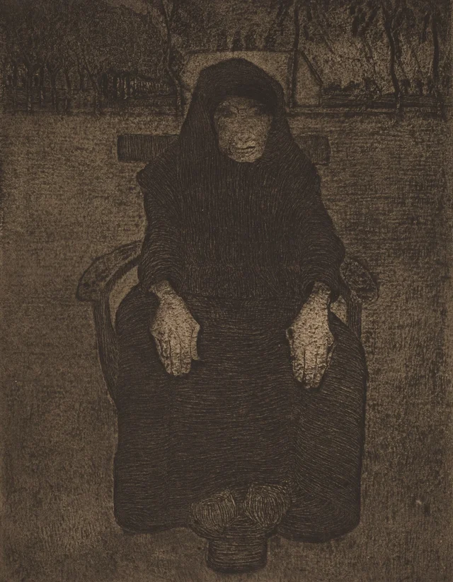 Anciana sentada, Paula Modersohn-Becker
