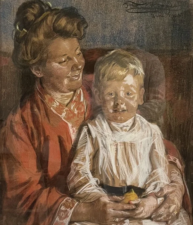 Intérieur (pastel), Peder Severin Krøyer