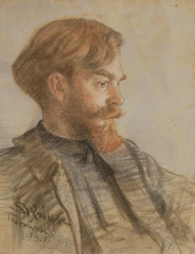 Le peintre français Émile Véry