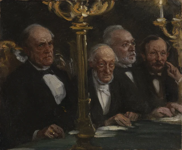 Retrato de grupo, Peder Severin Krøyer