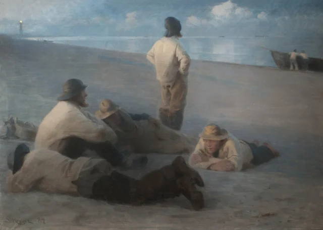 Tarde de verano en la playa de Skagen, Peder Severin Krøyer