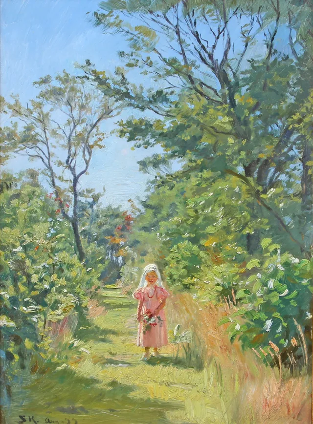 Vibeke na plantação, Peder Severin Krøyer