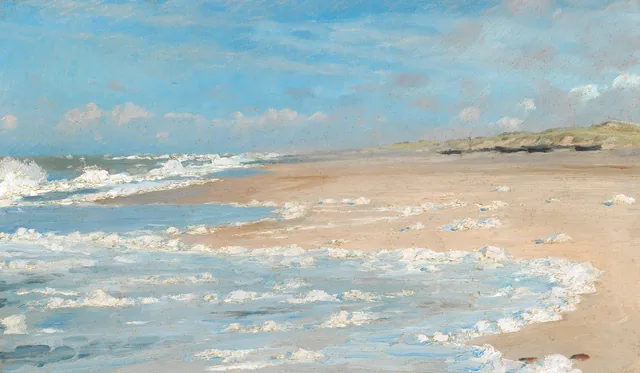 Vue de plage, Stenbjerg