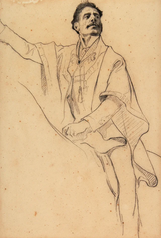 Man on Horseback - Study 1/6, Pedro Américo