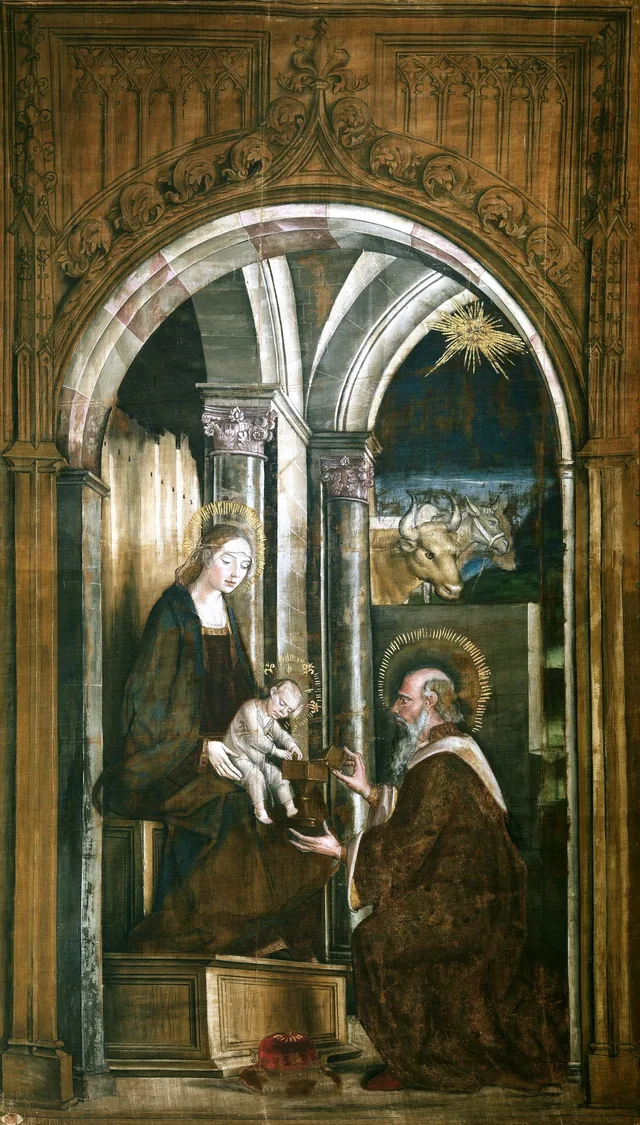Adoration of the First Magus, Pedro Berruguete