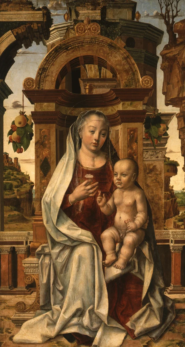 The Virgin and Child Enthroned, Pedro Berruguete