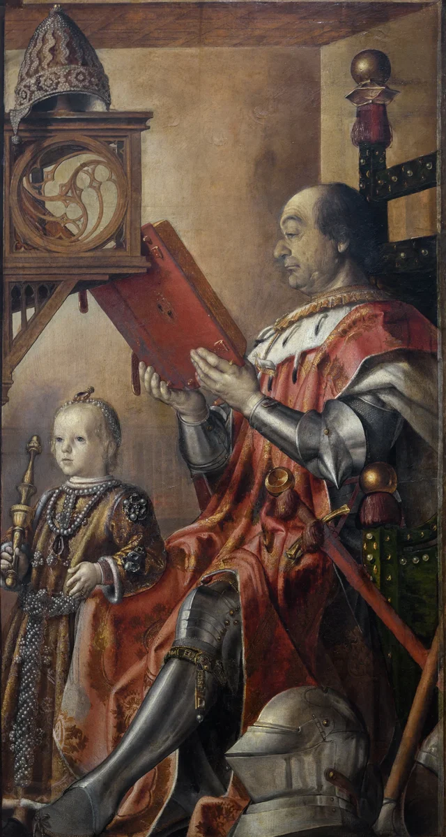 Portrait of Federico da Montefeltro and his son Guidobaldo