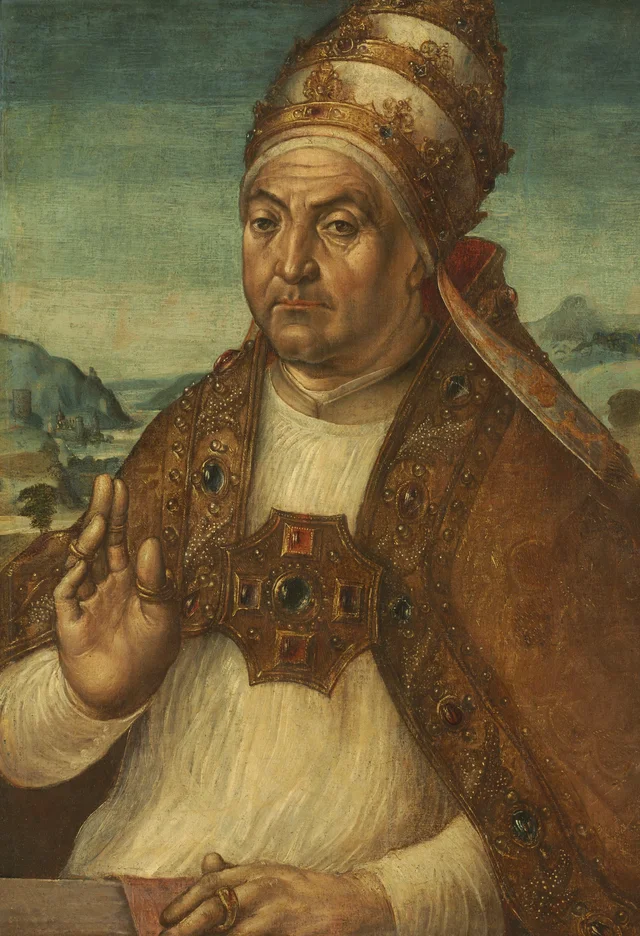 Portrait of Pope Sixtus IV della Rovere, Pedro Berruguete