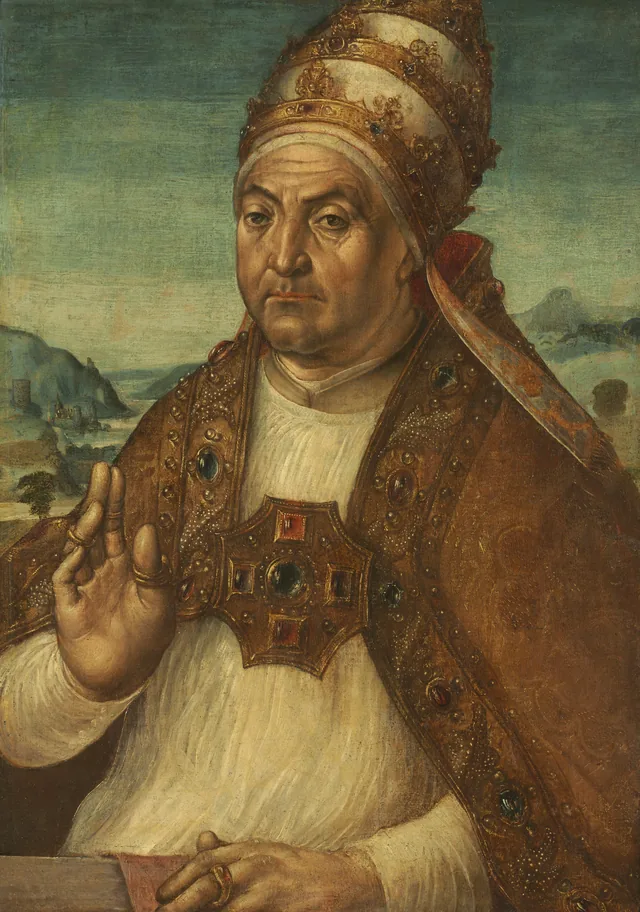 Portrait du pape Sixte IV della Rovere, Pedro Berruguete