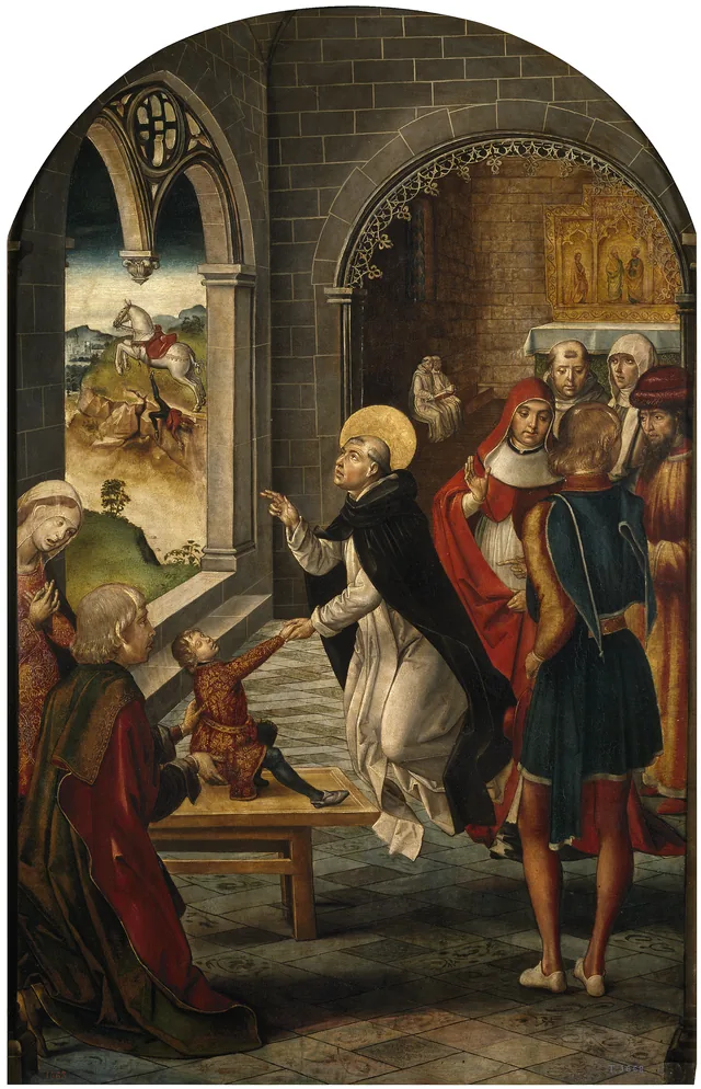 Saint Dominic Resurrects a Young Man, Pedro Berruguete
