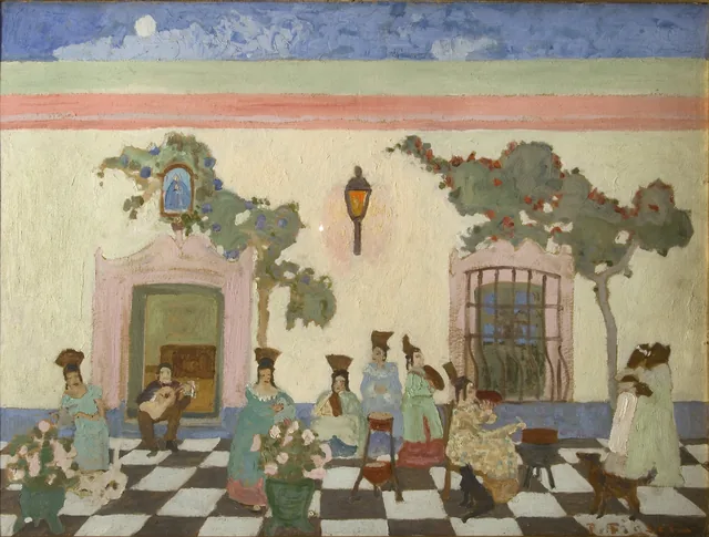 In the patio (Golosinas y bordonas)