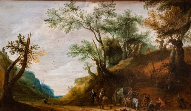 Brigands Attacking a Convoy, Peeter Snayers