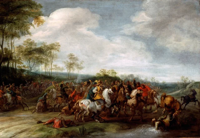 Cavalry Skirmish, Peeter Snayers