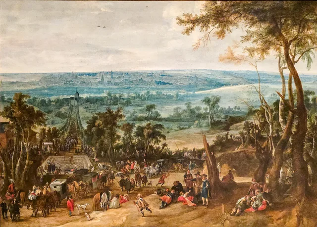The Pilgrimage of the Infanta Isabella to Laeken in 1632 (or 1623?), Peeter Snayers