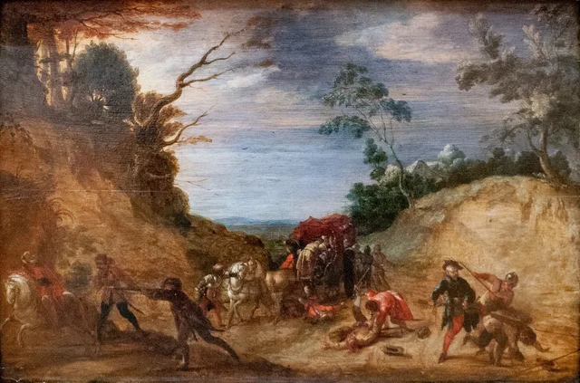 Travellers Attacked by Brigands, Peeter Snayers
