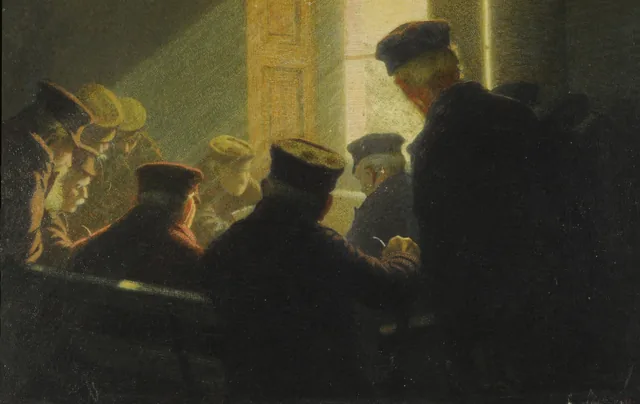 An Interesting Game, Angelo Morbelli