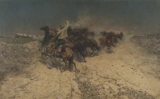Timor panico (Herding Horses), Enrico Coleman