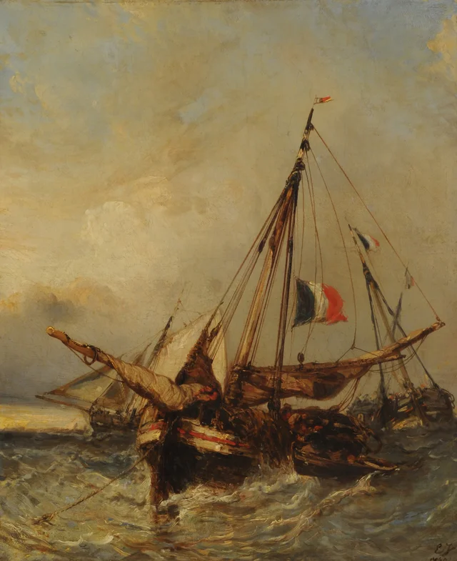 Seascape, Eugène Isabey
