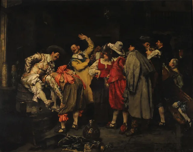 Hot Cockles, Ferdinand Roybet