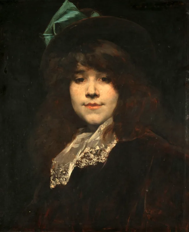 Portrait of Juana Romani, Ferdinand Roybet