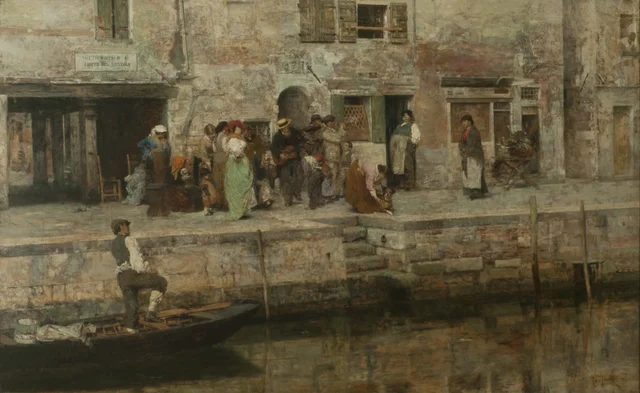 Street Musicians, Giacomo Favretto