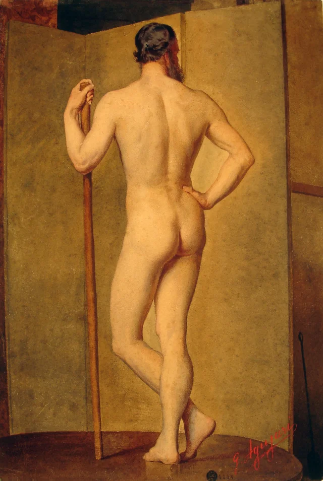 Male Nude (Academic Study)