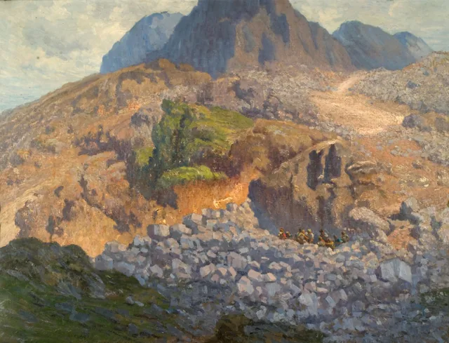 Landscape of Tandil, Pío Collivadino