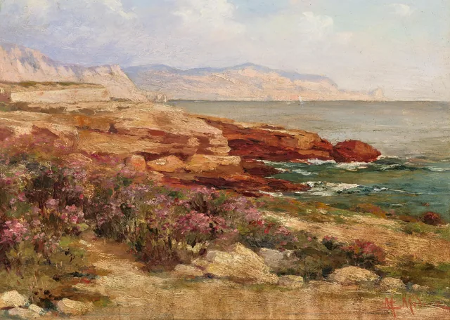 Landscape near Pelješac on the Dalmatian Coast, Celestin Mato Medović