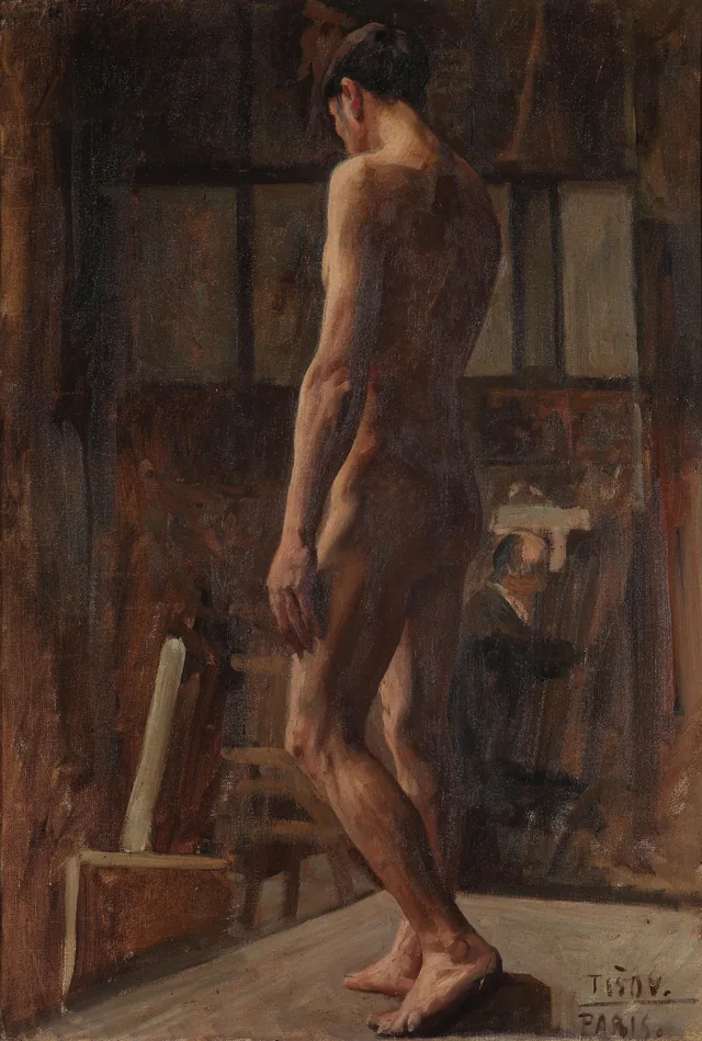 Male Nude (at the Academie Julian), Ivan Tišov