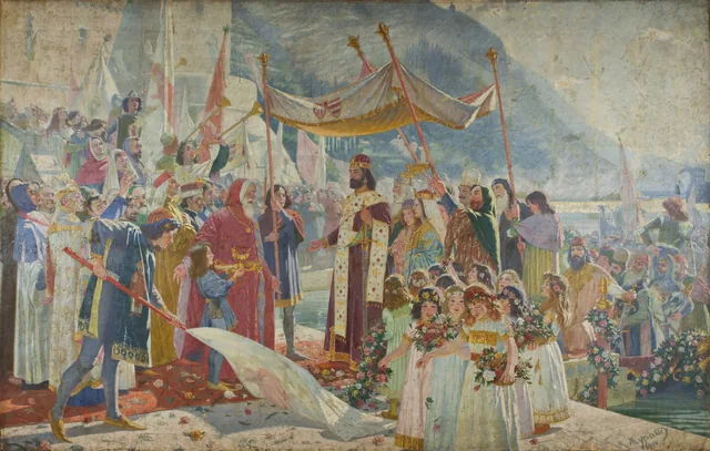 The Arrival of Emperor Dušan in Dubrovnik, Marko Murat