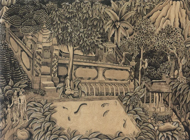 El agua sagrada, I Nyoman Ngendon