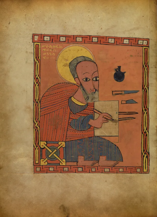 Saint Marc (ms 105, f. 82v)