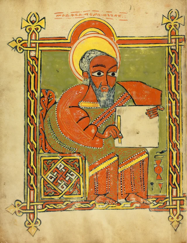 Saint Matthew (Ms. 102, fol. 26v)