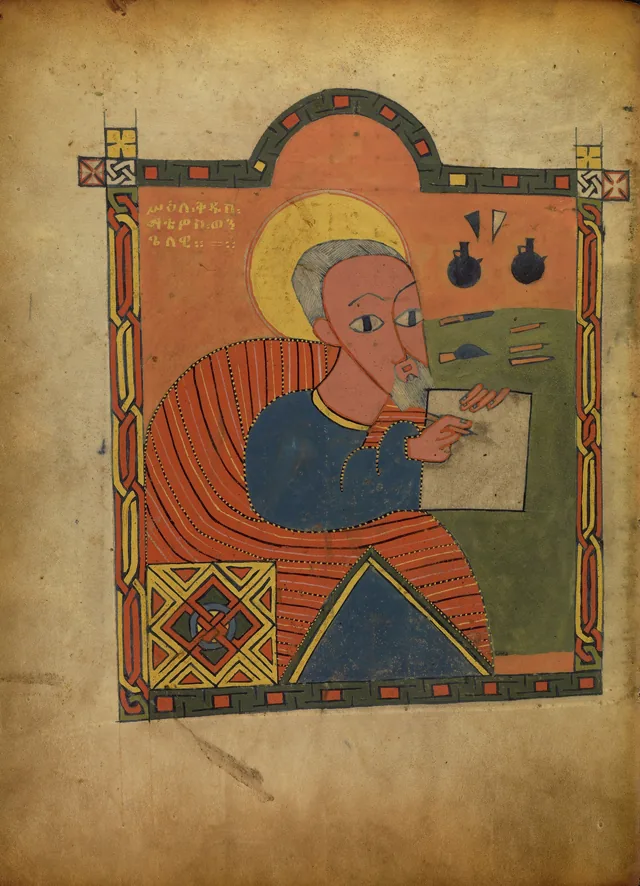 Saint Matthew (Ms. 105, fol. 21v)