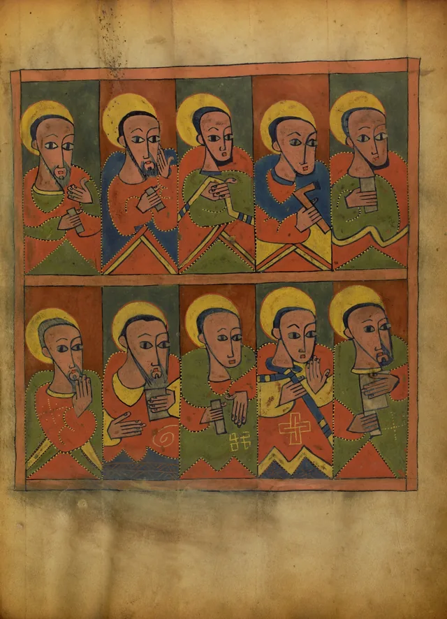 Les soixante-douze disciples (ms 105, f. 8)