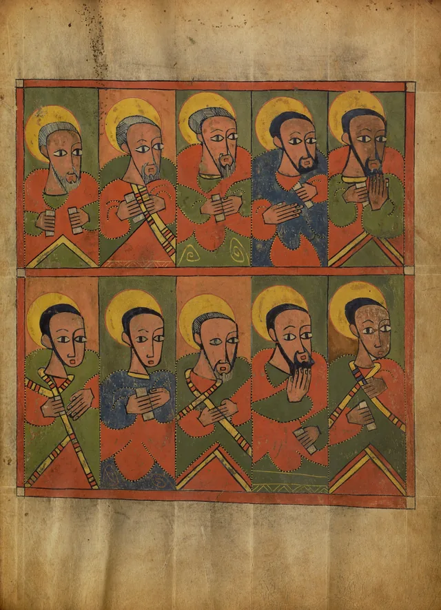 Les soixante-douze disciples (ms 105, f. 9)