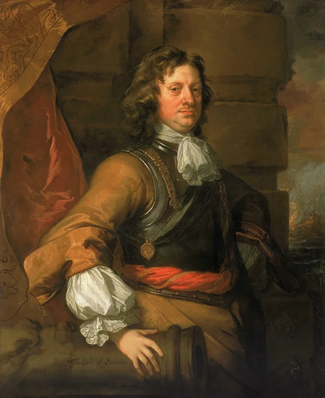 Flagmen of Lowestoft: Edward Montagu, 1625-72, 1st Earl of Sandwich, Peter Lely