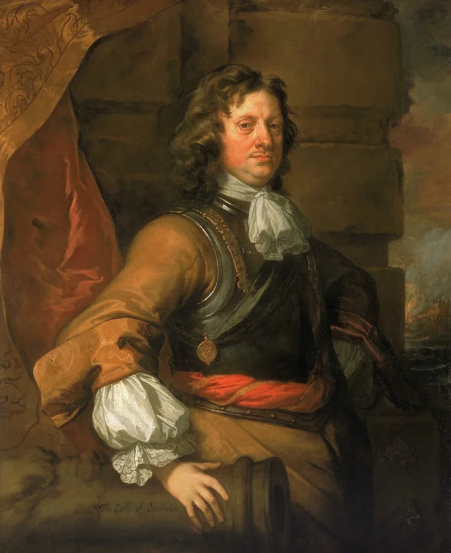 Les amiraux de Lowestoft : Edward Montagu, 1er comte de Sandwich (1625-1672), Peter Lely