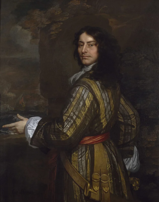 Les amiraux de Lowestoft : l'amiral sir John Harman (mort en 1673), Peter Lely