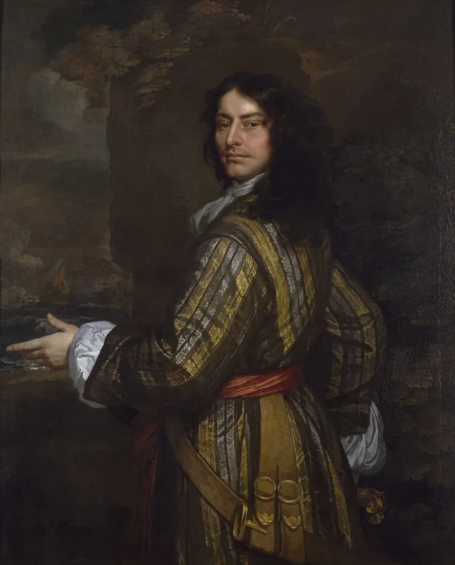 Flagmen of Lowestoft: Admiral Sir John Harman, d. 1673, Peter Lely