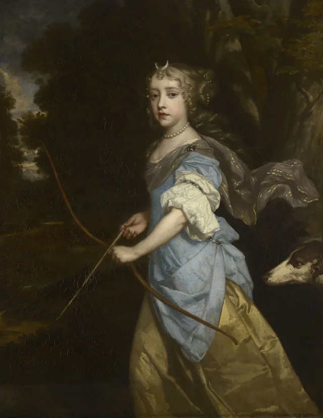 Marie II (1662-1694), alors princesse, en Diane, Peter Lely