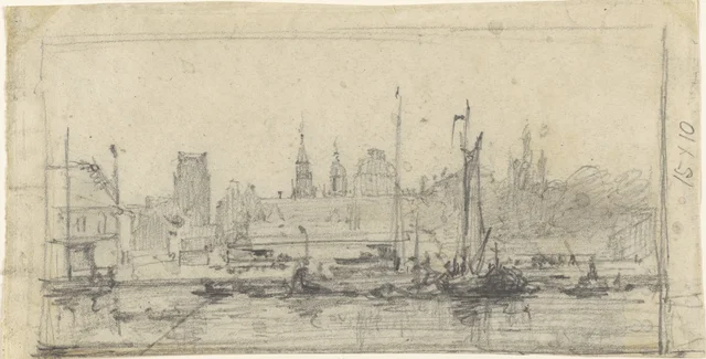 Holanda, cena de porto