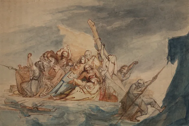 Naufrage, Petrus van der Velden