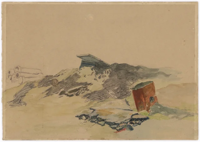 Estudo de paisagem, Petrus van der Velden
